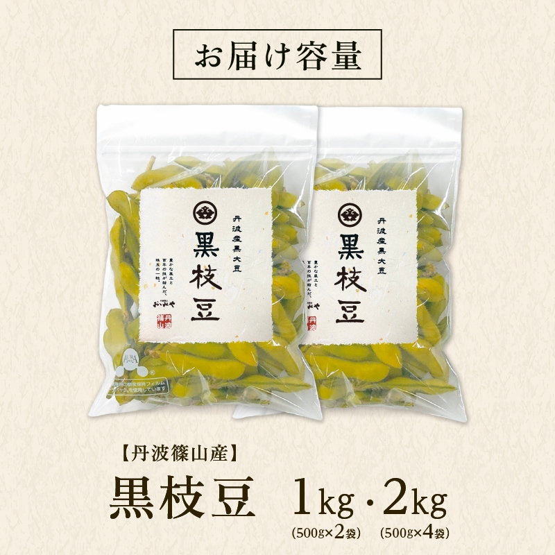 丹波篠山産 黒枝豆