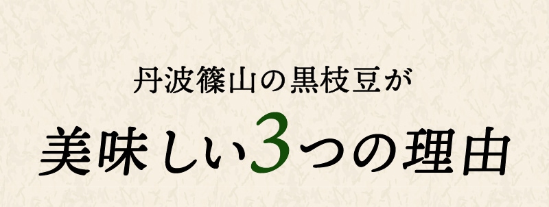 幻の黒枝豆