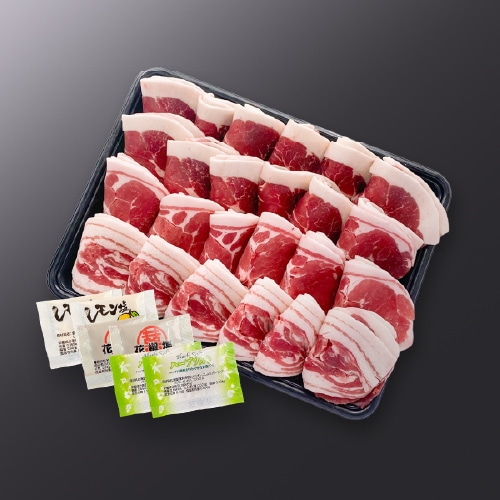 国産天然猪⾁ 焼ぼたん 特選セット