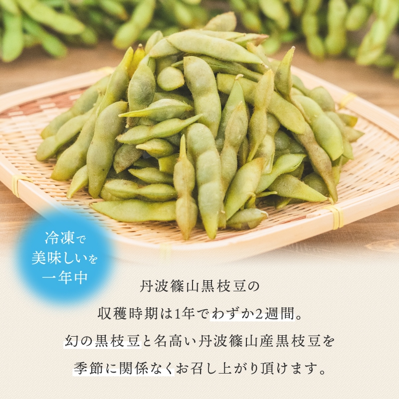 冷凍黒枝豆