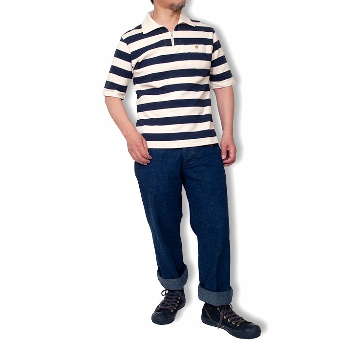 Out Let ポロシャツ メンズ 着こなし ラグビーシャツ ボーダーtシャツ 半袖tシャツ グレー ネイビー 夏物 Cut カットソー Tシャツ 半袖 Ordinary Truthオーディナリートゥルース メンズアパレル通販