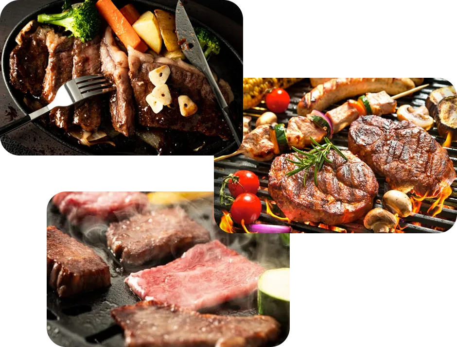 様々な部位をたっぷり最大1.6kg！