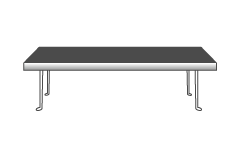 低脚付きアイロン台