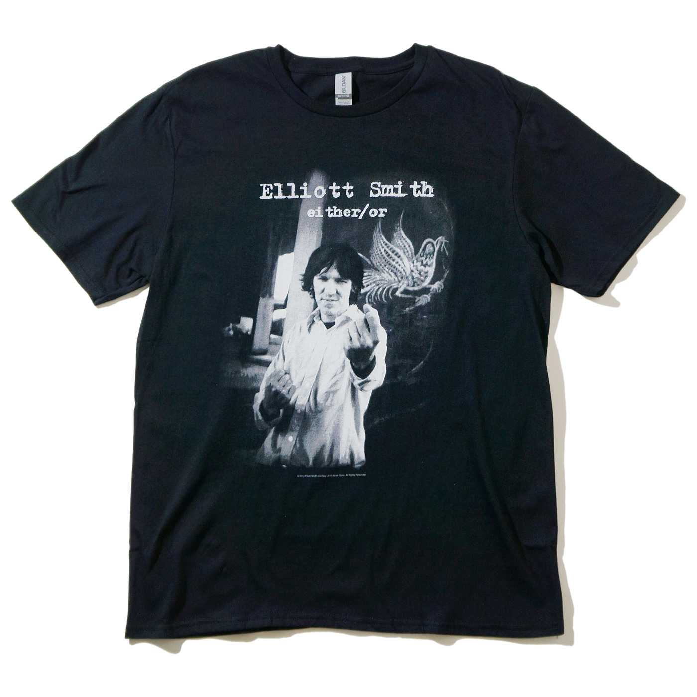 ELLIOTT SMITH Tシャツ Either/Or-Black