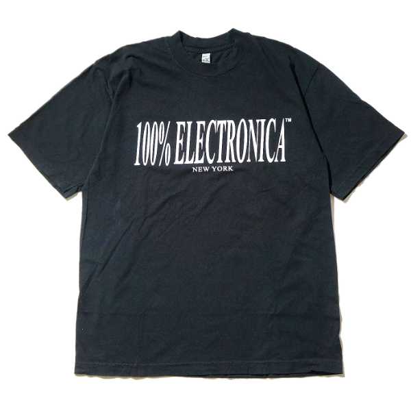 100% ELECTRONICA T Classic Logo-Black