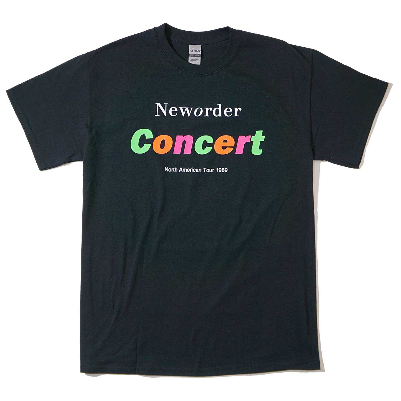 NEW ORDER Tシャツ Concert-Black