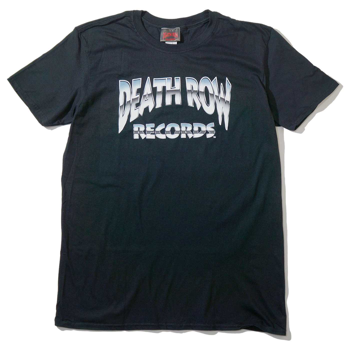 Death Row Records Tシャツ Chrome Logo-Black