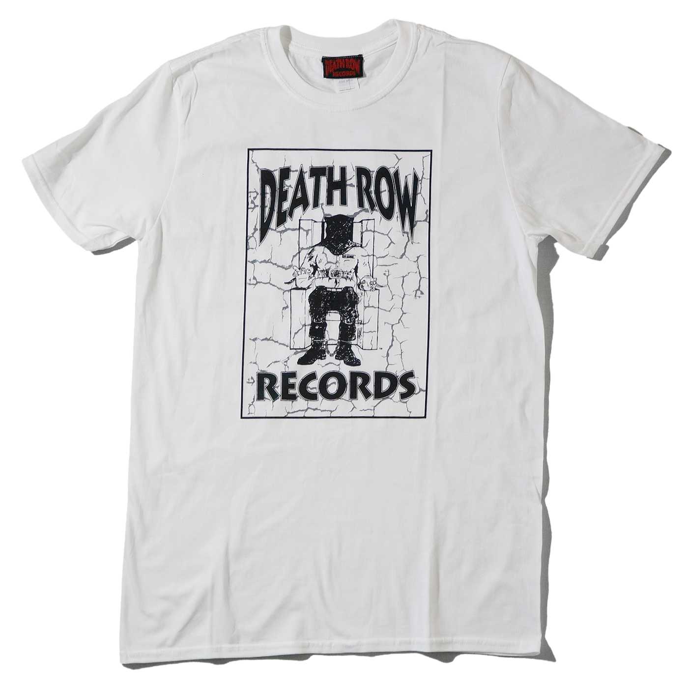 Death Row Records Tシャツ Framed-White