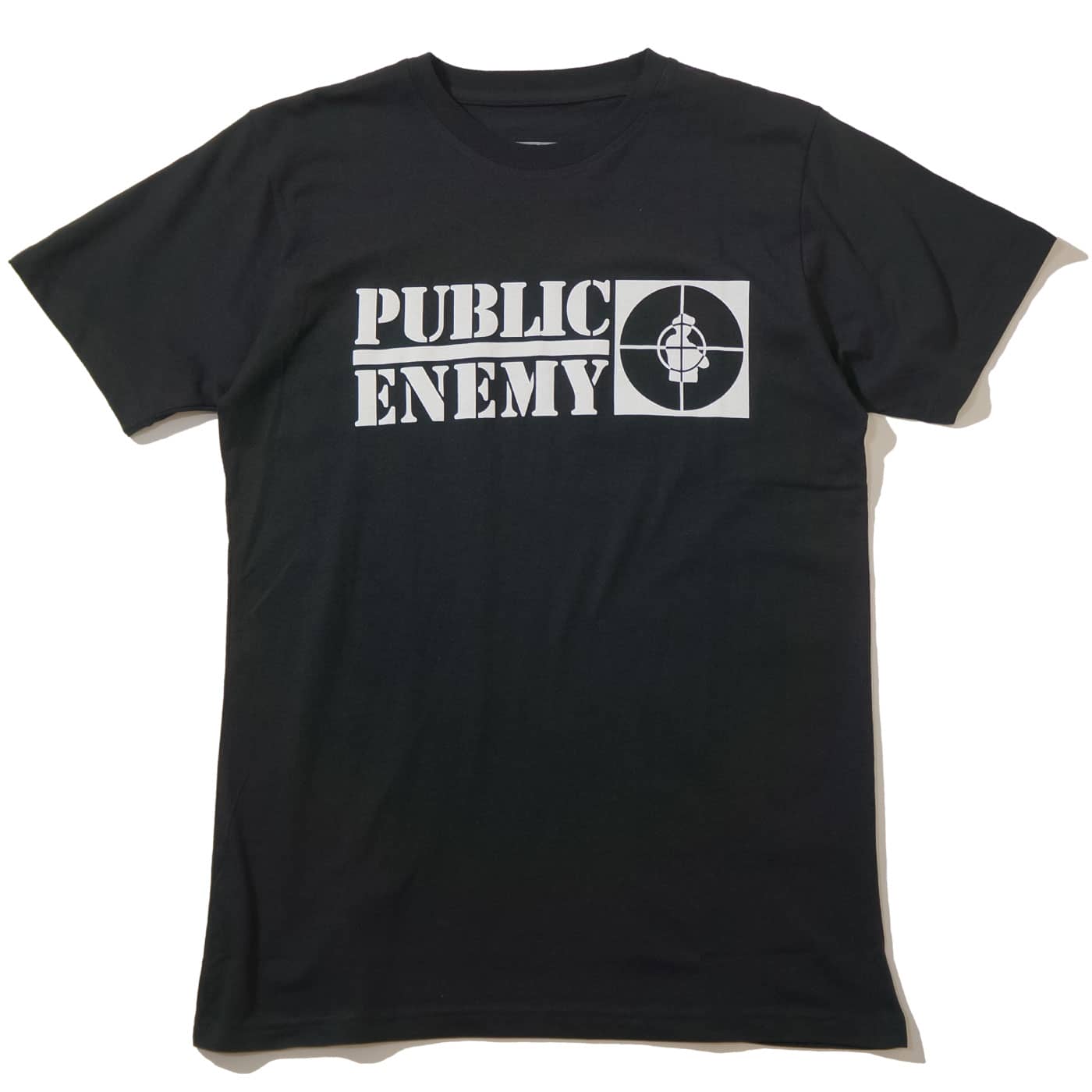 PUBLIC ENEMY Tシャツ Crosshairs Logo-Black