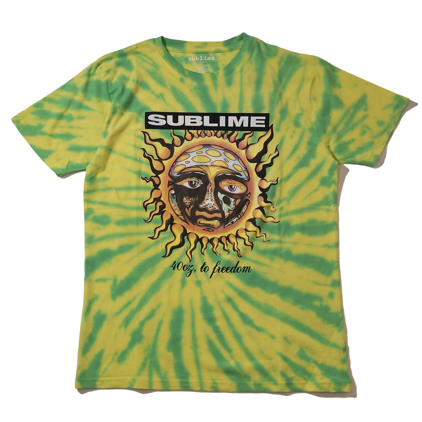 SUBLIME Tシャツ 40oz To Freedom Wash Collection-Green
