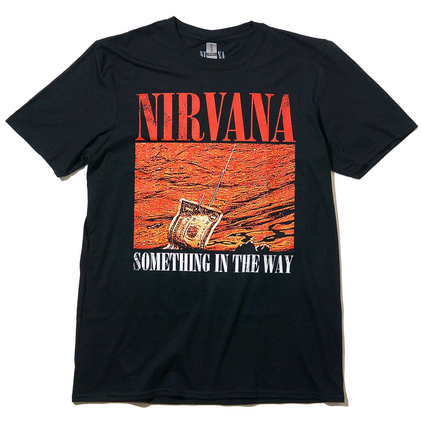 NIRVANA Tシャツ Something In The Way-Black