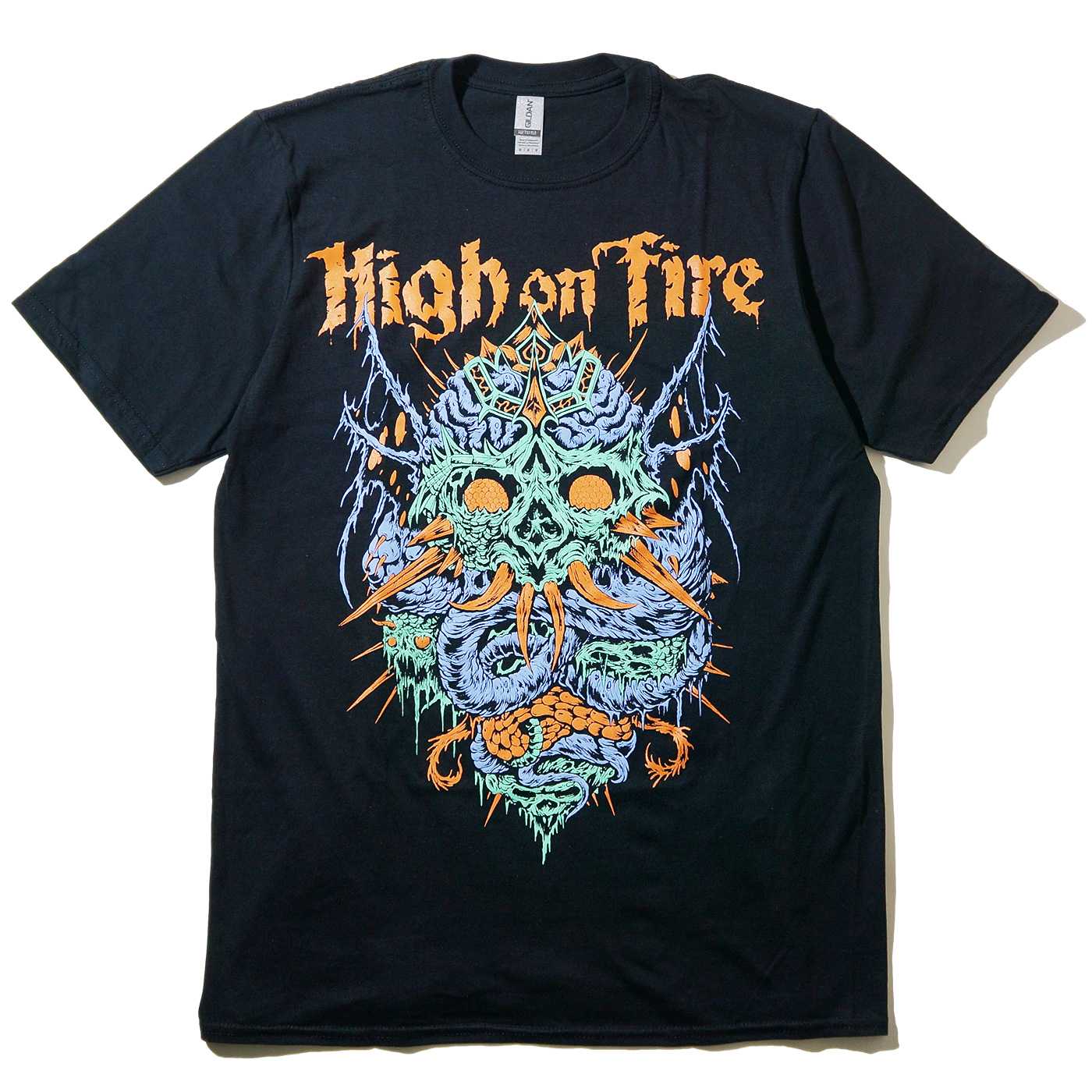 HIGH ON FIRE Tシャツ Skinner-Black