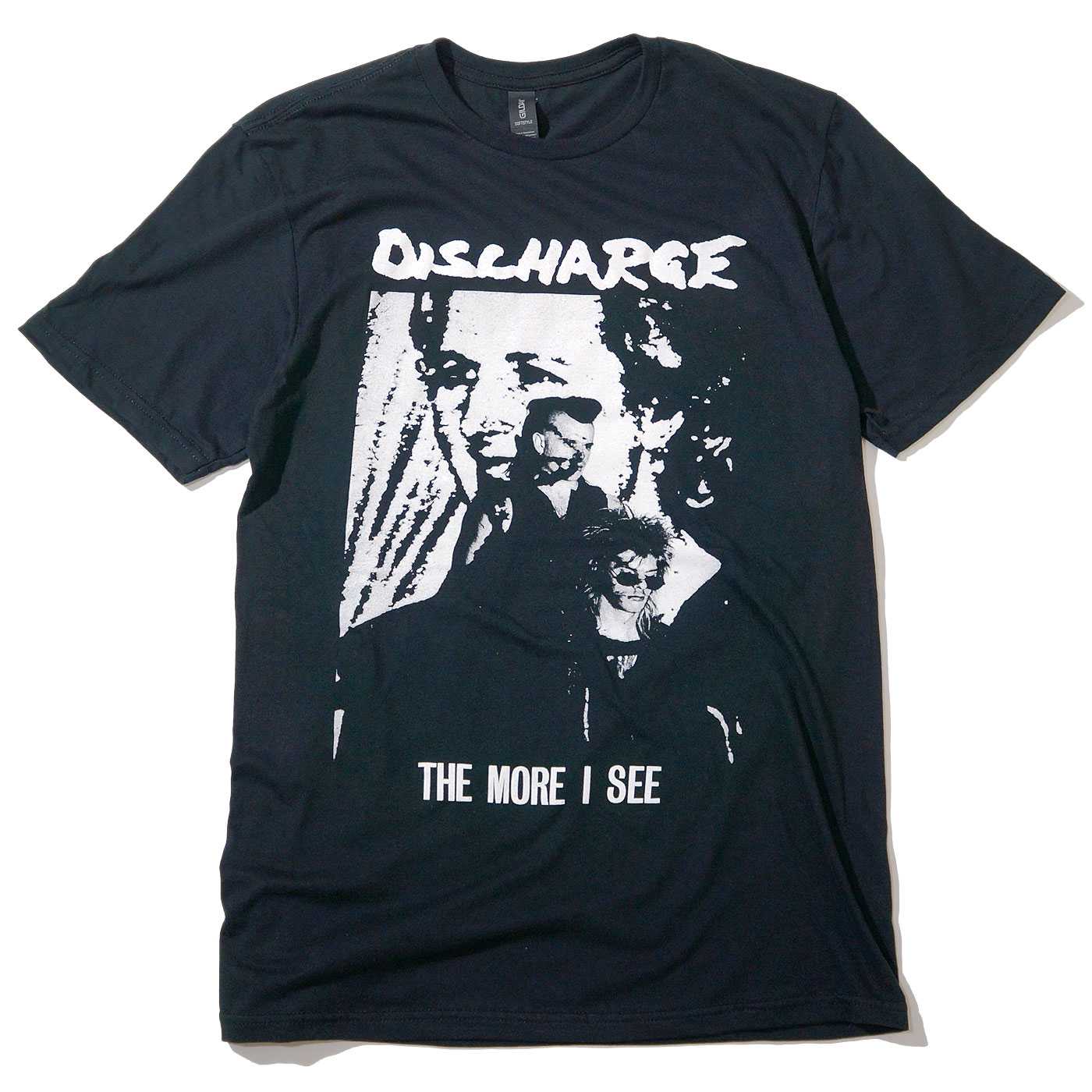 DISCHARGE Tシャツ The More I See-Black