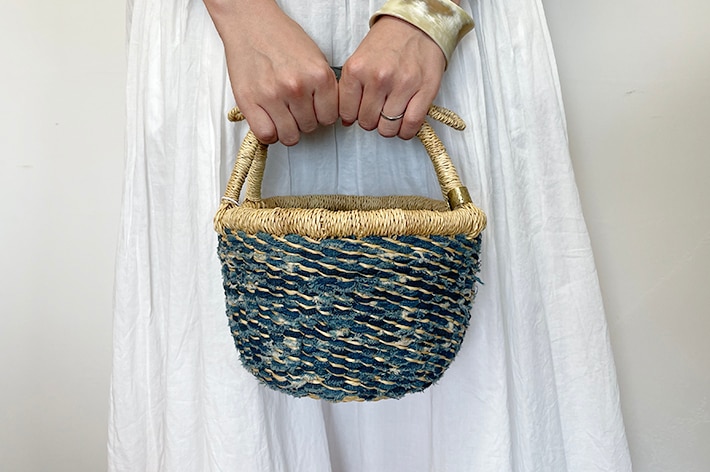 NEW!［ biga ］ Bolga basket ロンド インディゴ | biga | とんぱhanare
