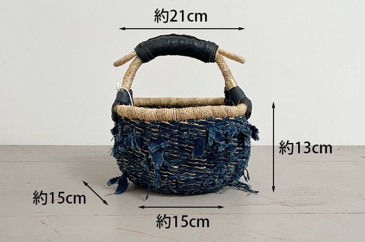 NEW!［ biga ］ Bolga basket ロンド インディゴ | biga | とんぱhanare