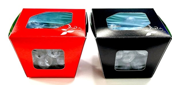 東京事変　スクープ生地　未使用 紙ベジ90角 （黒/赤） 600組｜オーシャン貿易