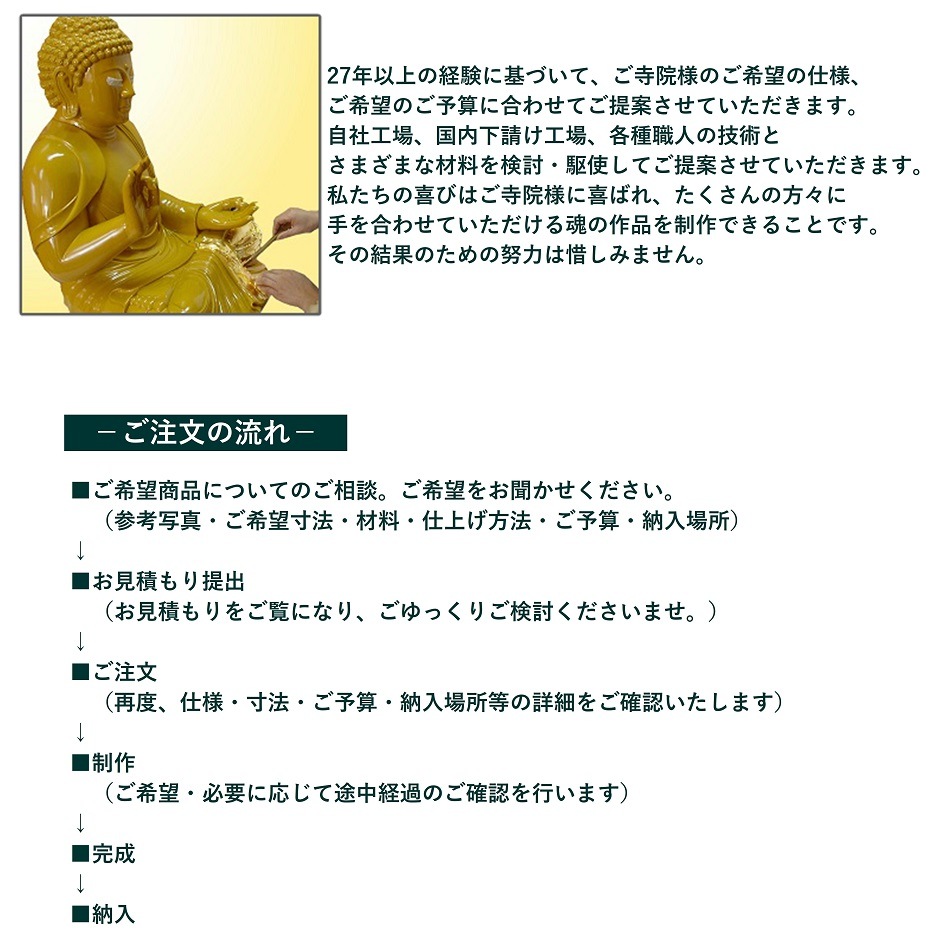 寺院仏像　制作説明ページ