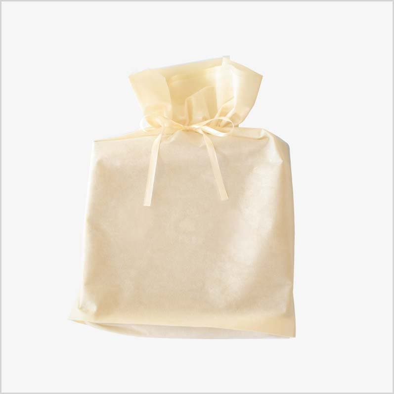 ラッピング袋 ベージュ LL