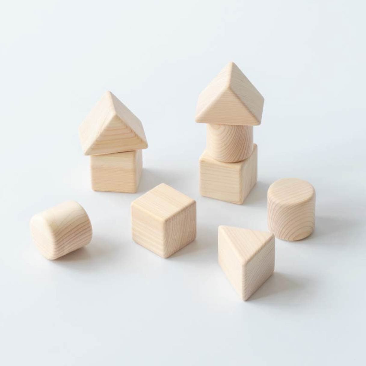 無塗装 積み木 きほんのつみき ピュア