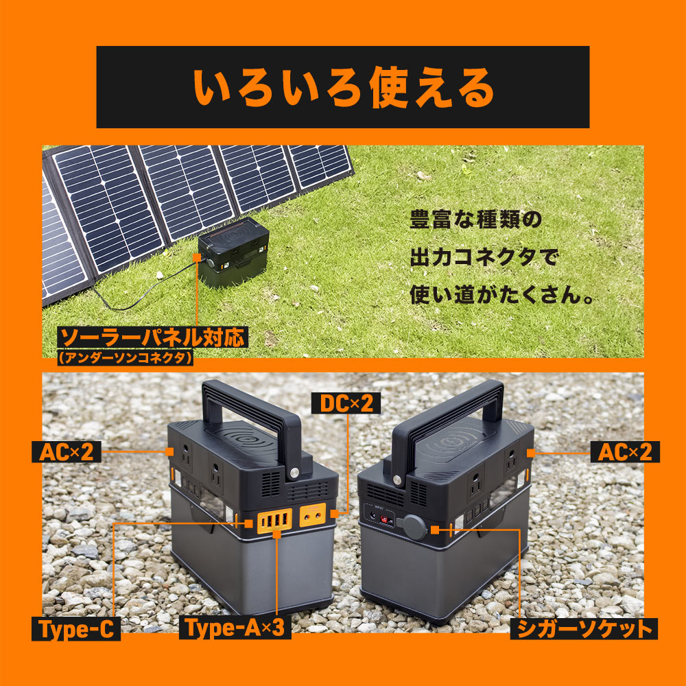 ポータブル電源 PORTABLE POWER STATION 100500mAh (OWL