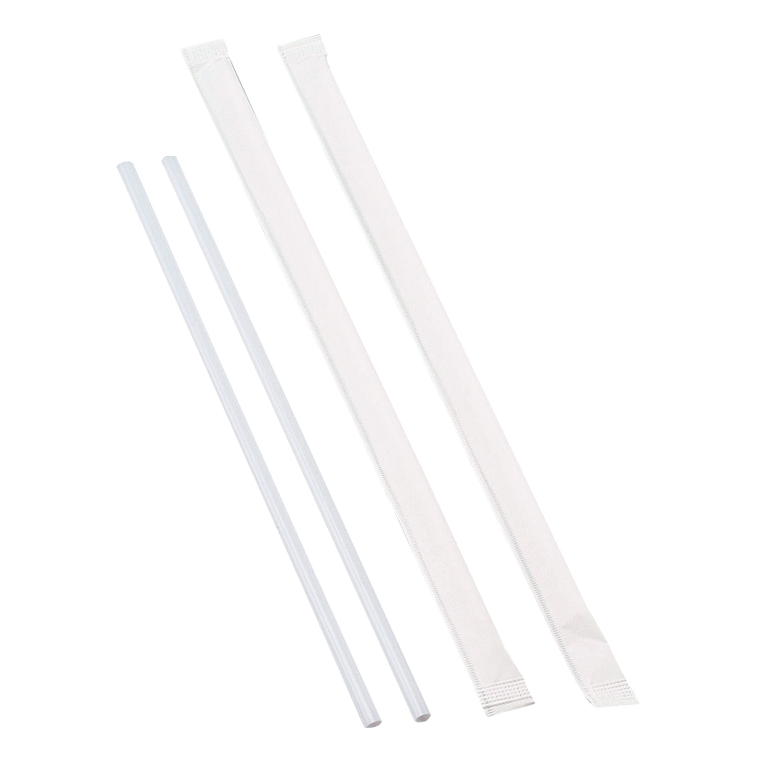 ストレートストロー紙袋入(500本入)φ4.5×180㎜　直送