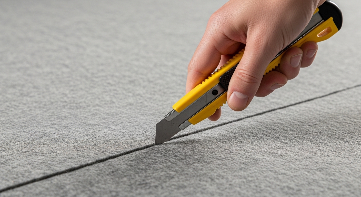 カッターで切れるDIY施工