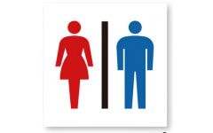 シンプルトイレピクトサイン