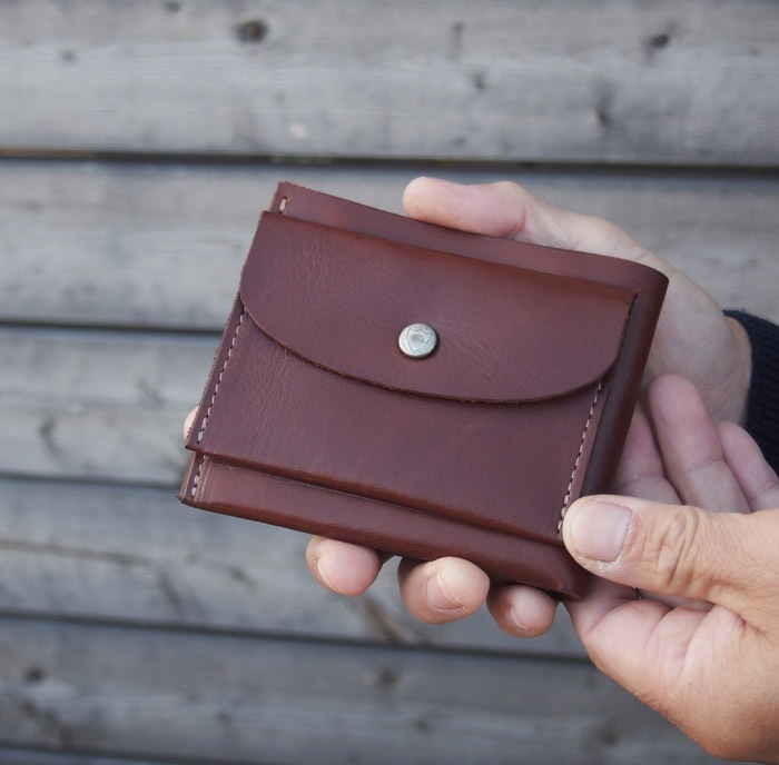 HTC SUNSET Mini Wallet /D Brown カード小銭お札 最新最全の www