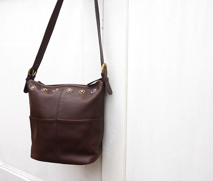 OLD COACH【オールドコーチ】 Remake Studs Shoulder Bag / No.61-PANTY