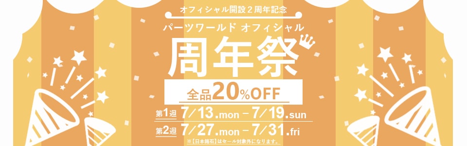 周年祭開催について