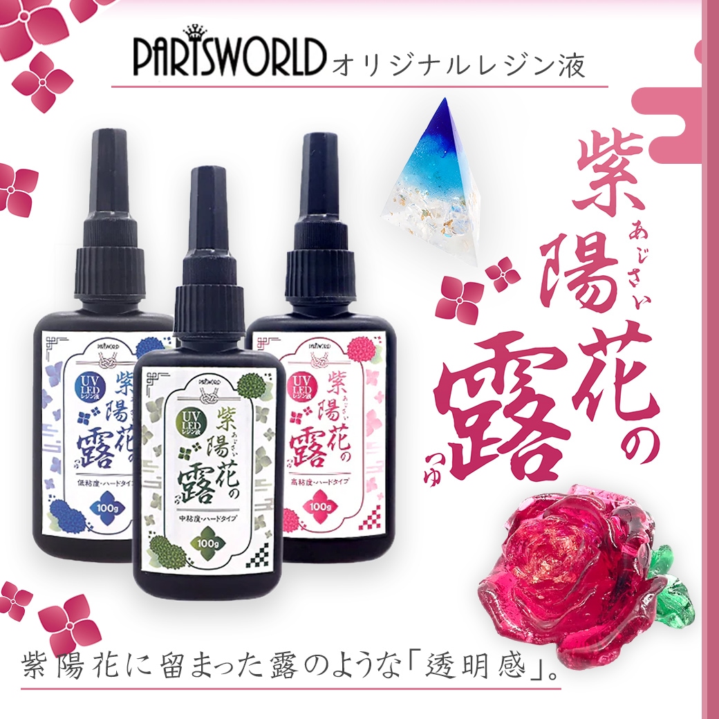 レジン液「紫陽花の露」