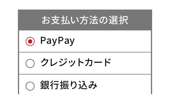 注文情報の入力