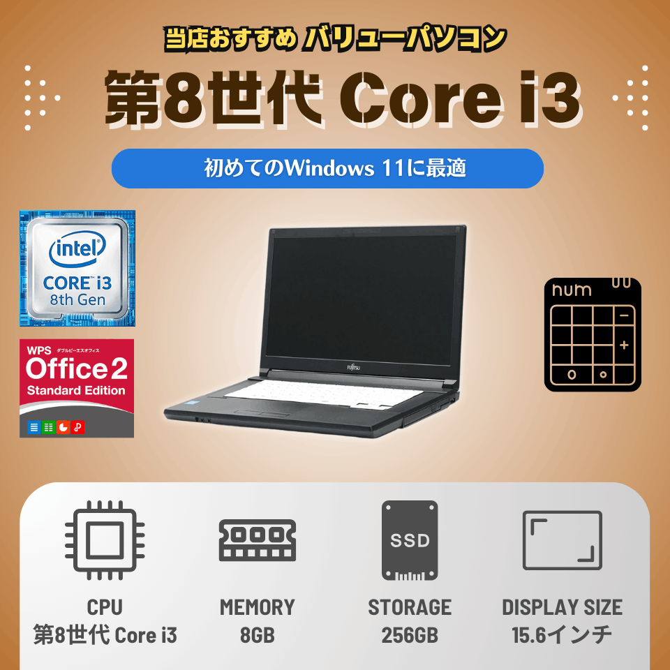 当店おすすめバリューパソコン Core i3仕様