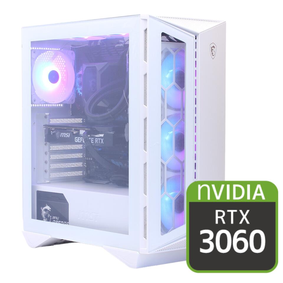 DO-MUオリジナル 魂のPC 光 SK PURE STEEL RGB-W RTX3060 [NYB02050