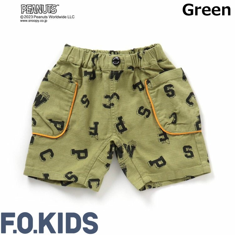 F.O.KIDS エフオーキッズ ハーフパンツ 5分丈 スヌーピー