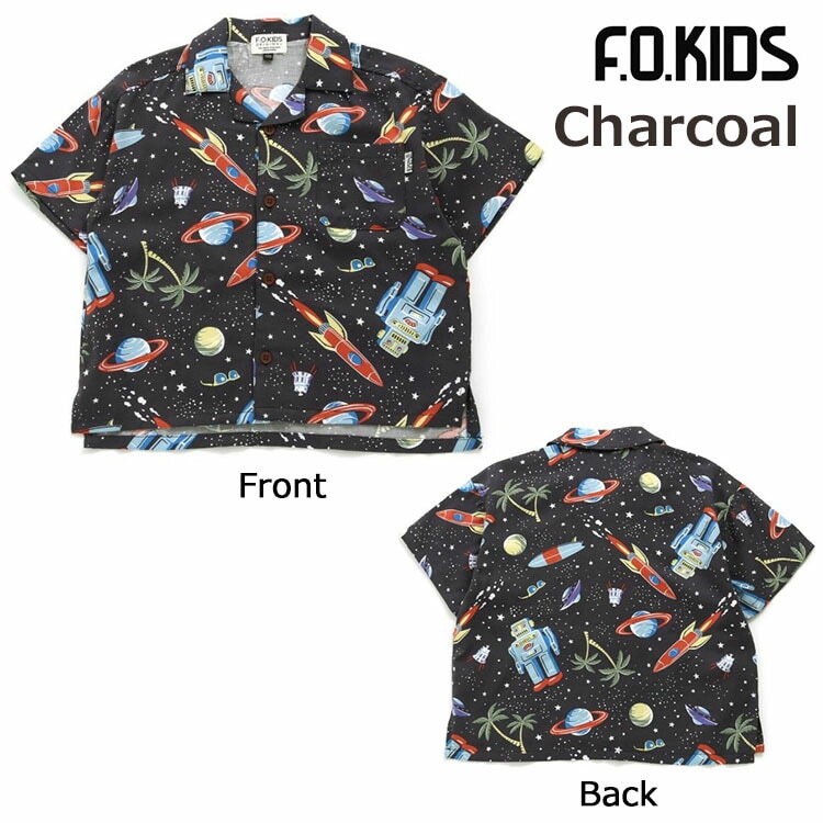 F.O.KIDS エフオーキッズ アロハシャツ ペンギン バナナ スペース 宇宙