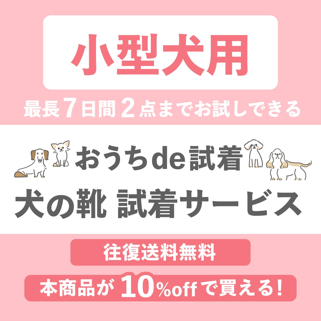 犬の靴試着セット小型向け