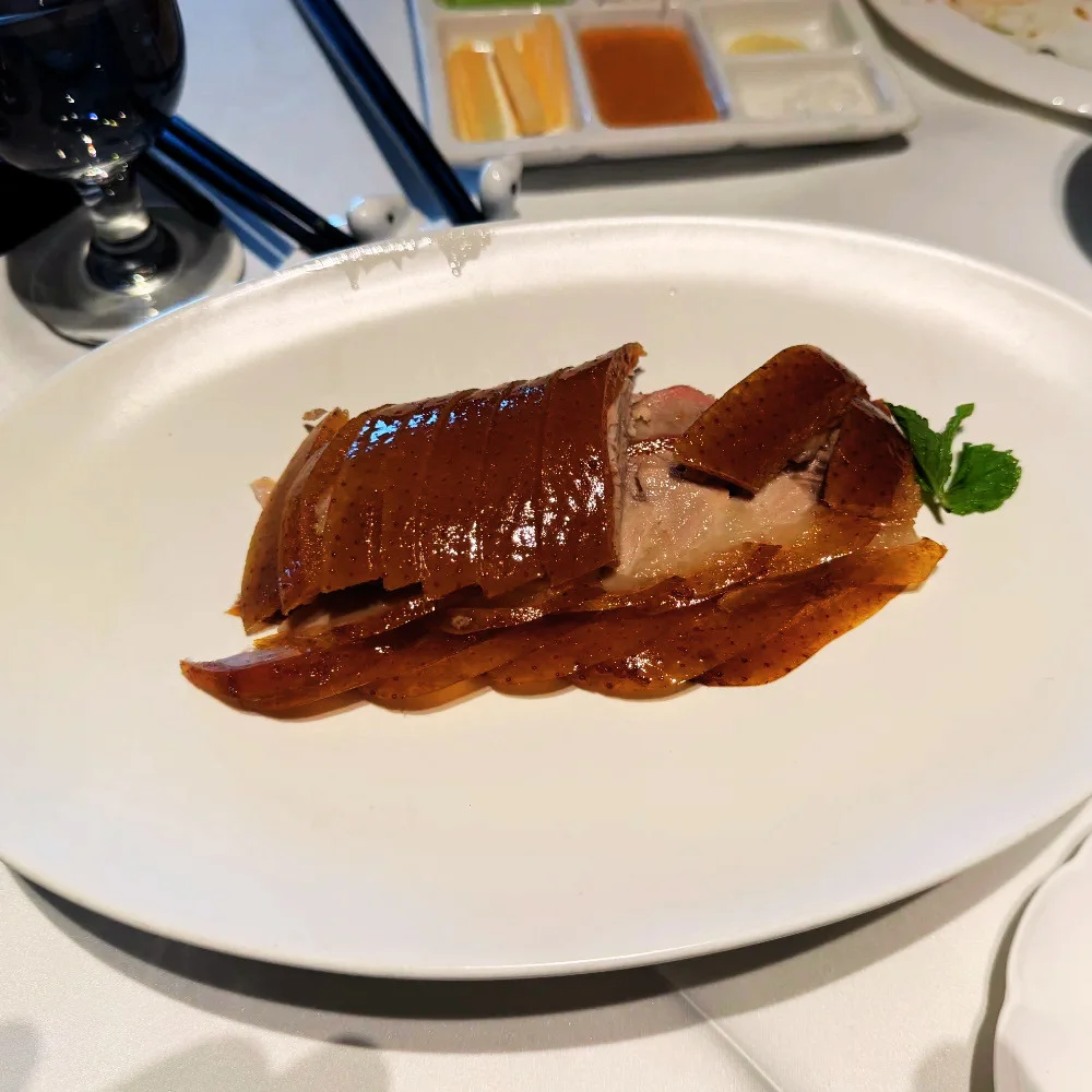 四季民福で提供されたネギと肉の炒め物