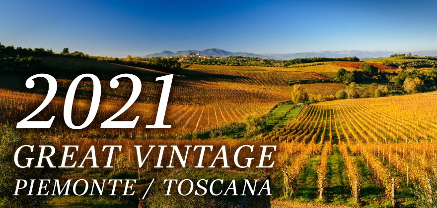 GREAT VINTAGE 2021　PIEMONTE/TOSCANA