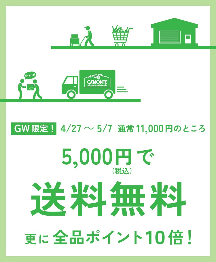 GWポイント10倍 5,000円で送料無料