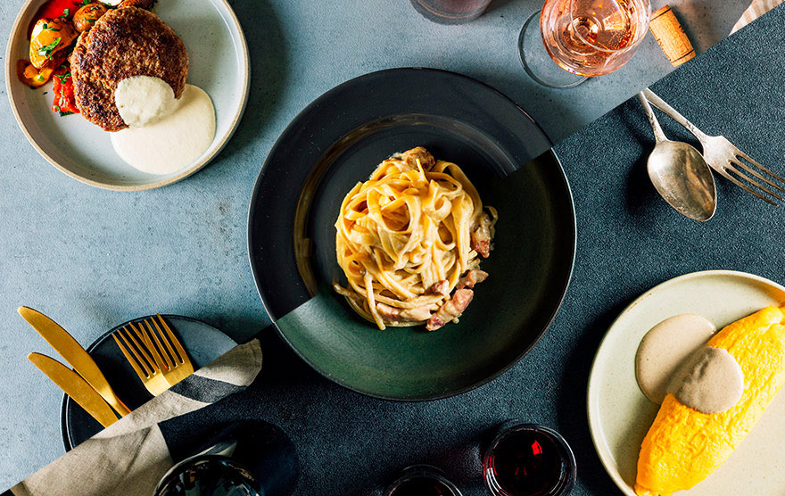 イタリアット／トリュフクリームソース・ポルチーニクリームソース