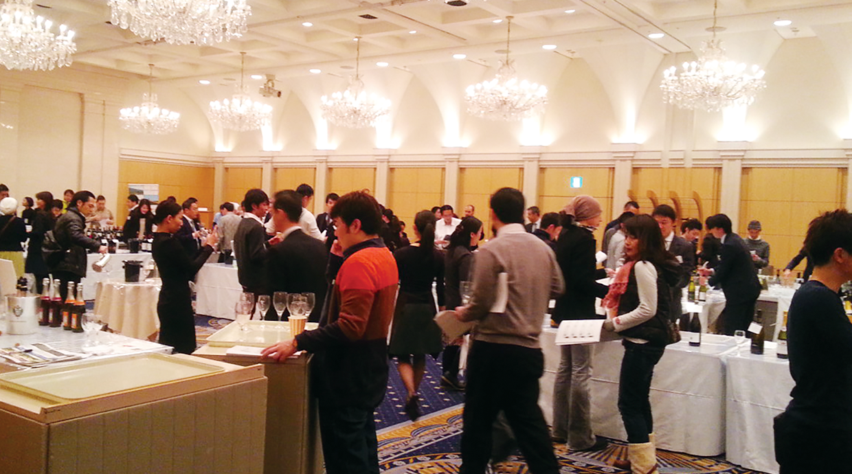 試飲会会場の画像