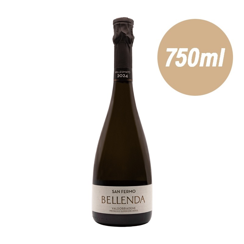 ベッレンダ “サン・フェルモ”プロセッコ・スペリオーレ・コネリアーノ-ヴァルドッビアーデネ・ブリュット/750ml