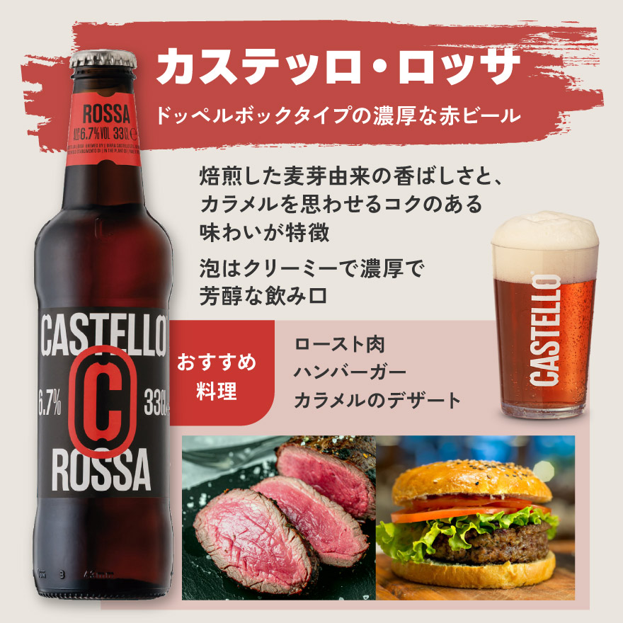 カステッロビール3種飲み比べセット