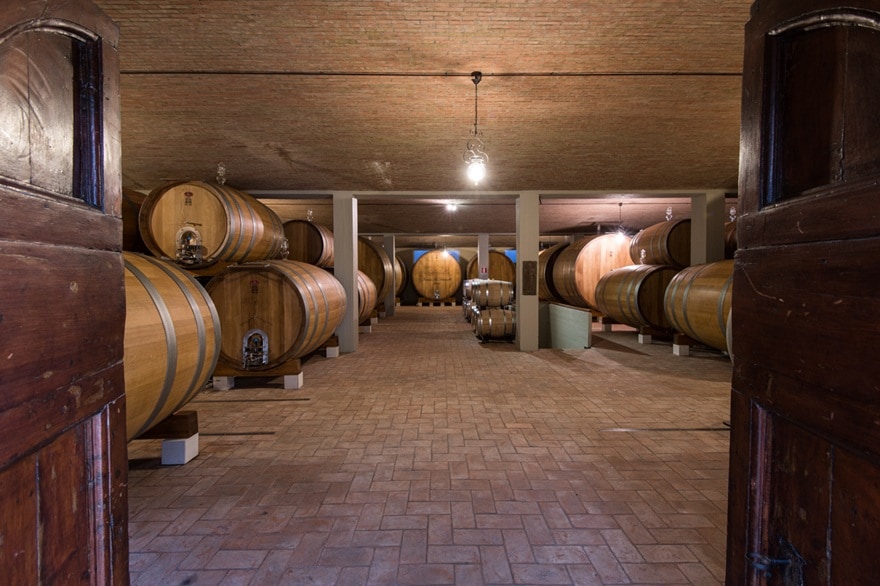 熟成中のラ・セルヴァネッラ