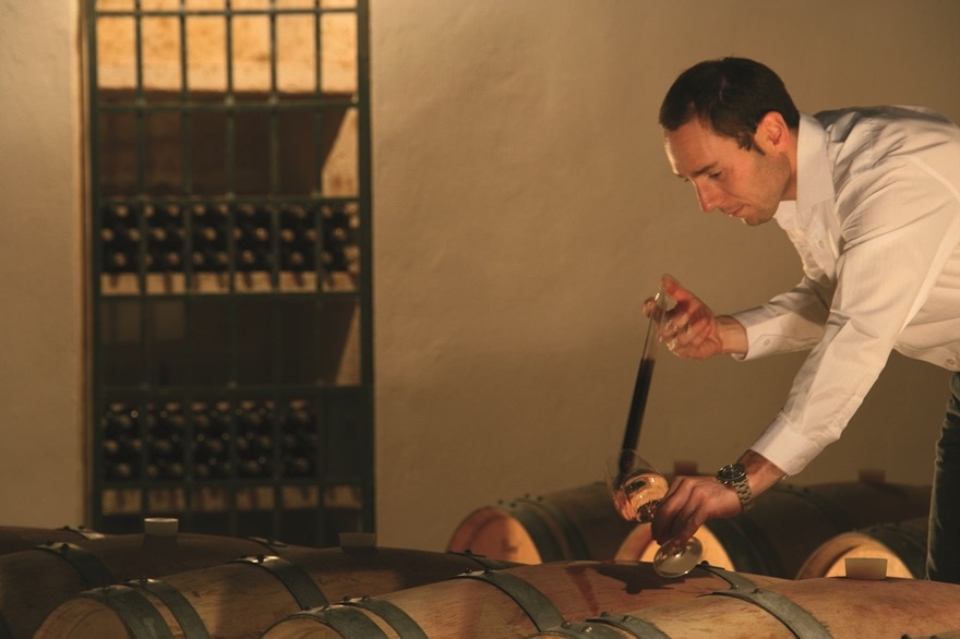 熟成中のワイン