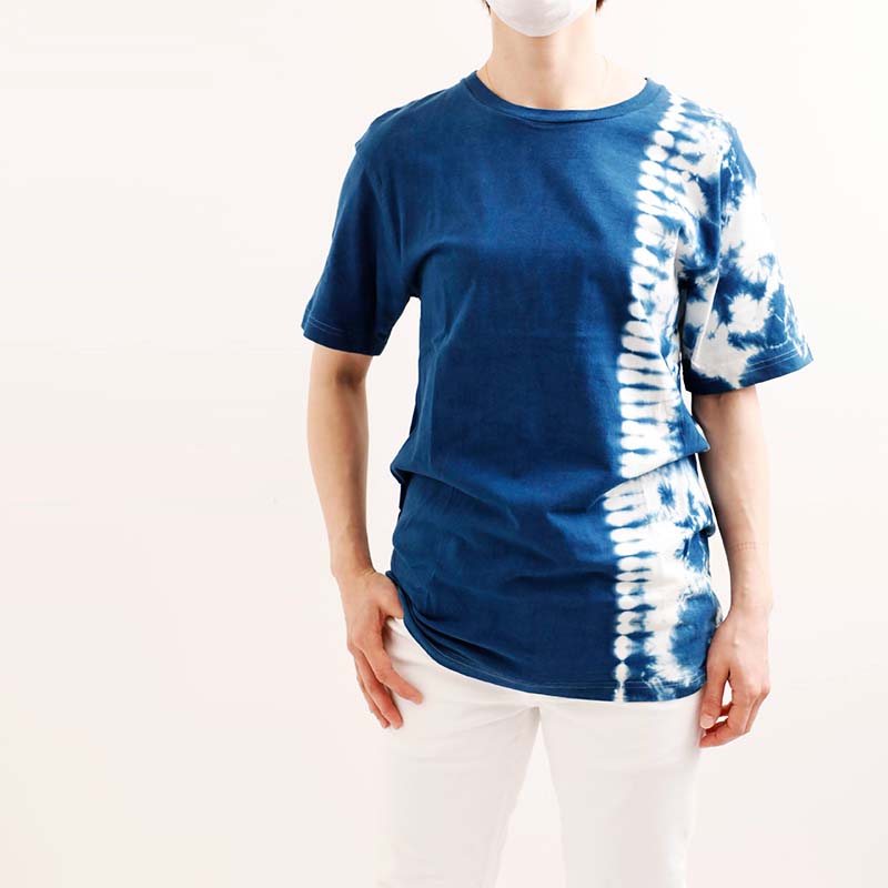 藍染半袖tシャツ By 作業所スクラム ショップ Pippo Npo法人pippo