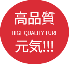 高品質 highquality turf 元気!!!