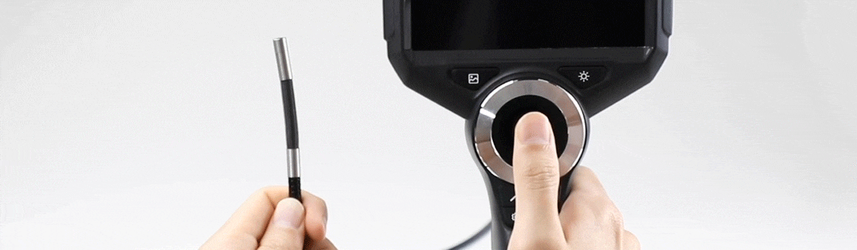 360°全方向可動・180°の湾曲が可能な先端可動式内視鏡