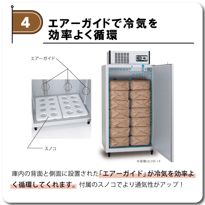 玄米保冷庫アルインコLHR-14